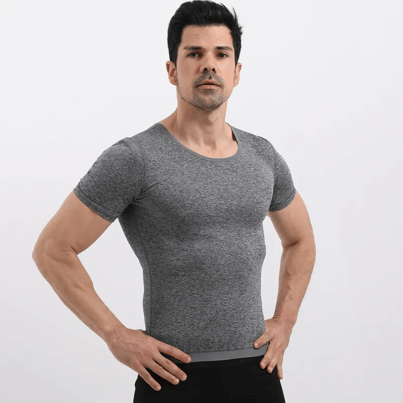 Camiseta Efeito Sauna Manga Curta Fitness e Sport - Masculina